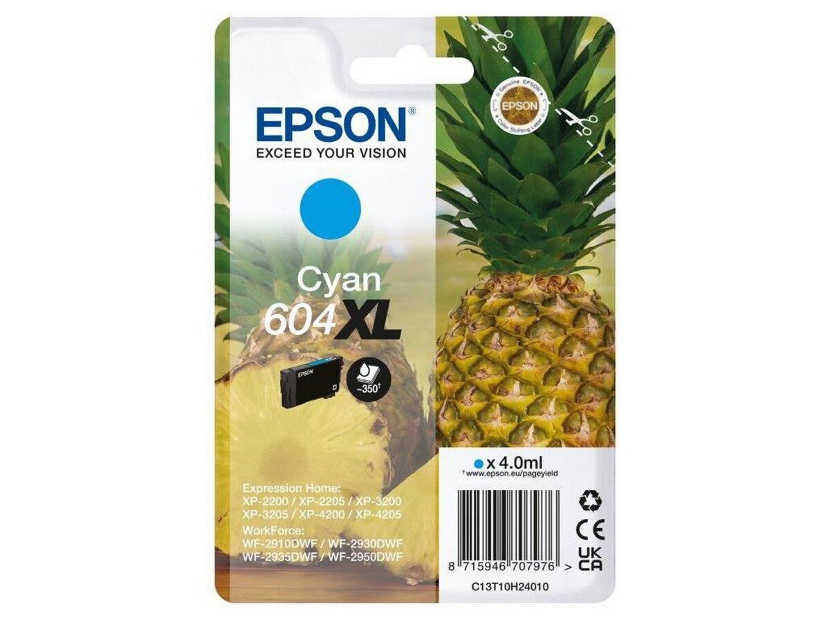 Tinteiro Epson Cyan 604 XL 1