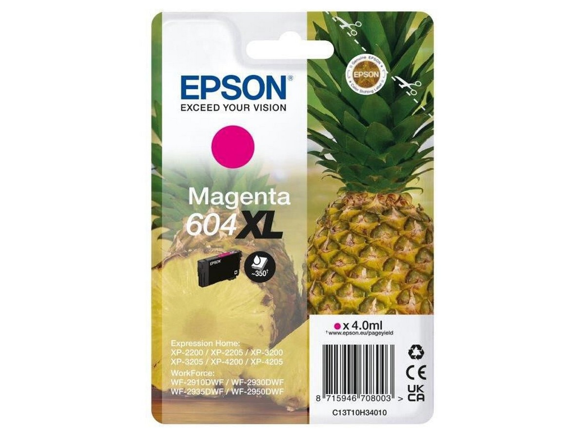 Tinteiro Epson Magenta 604 XL 1