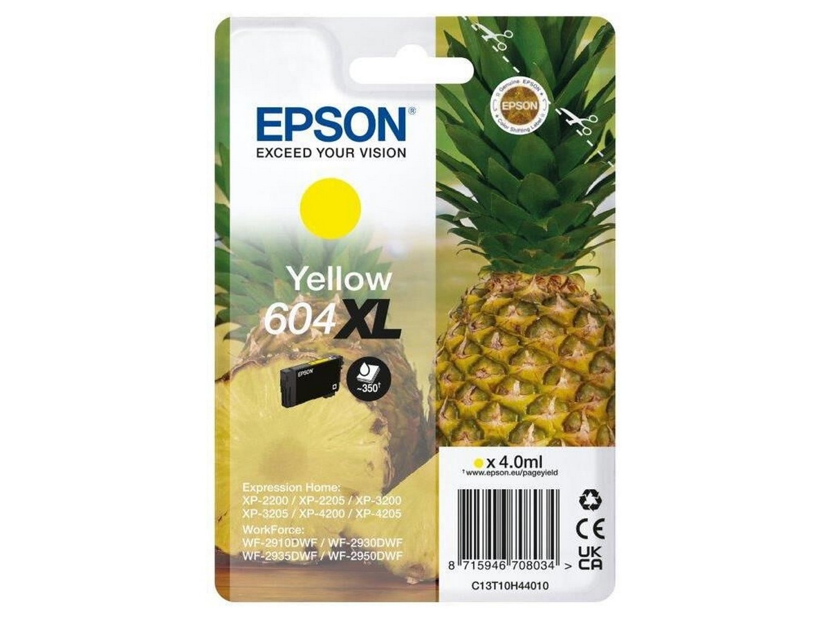 Tinteiro Epson Amarelo 604 XL 1