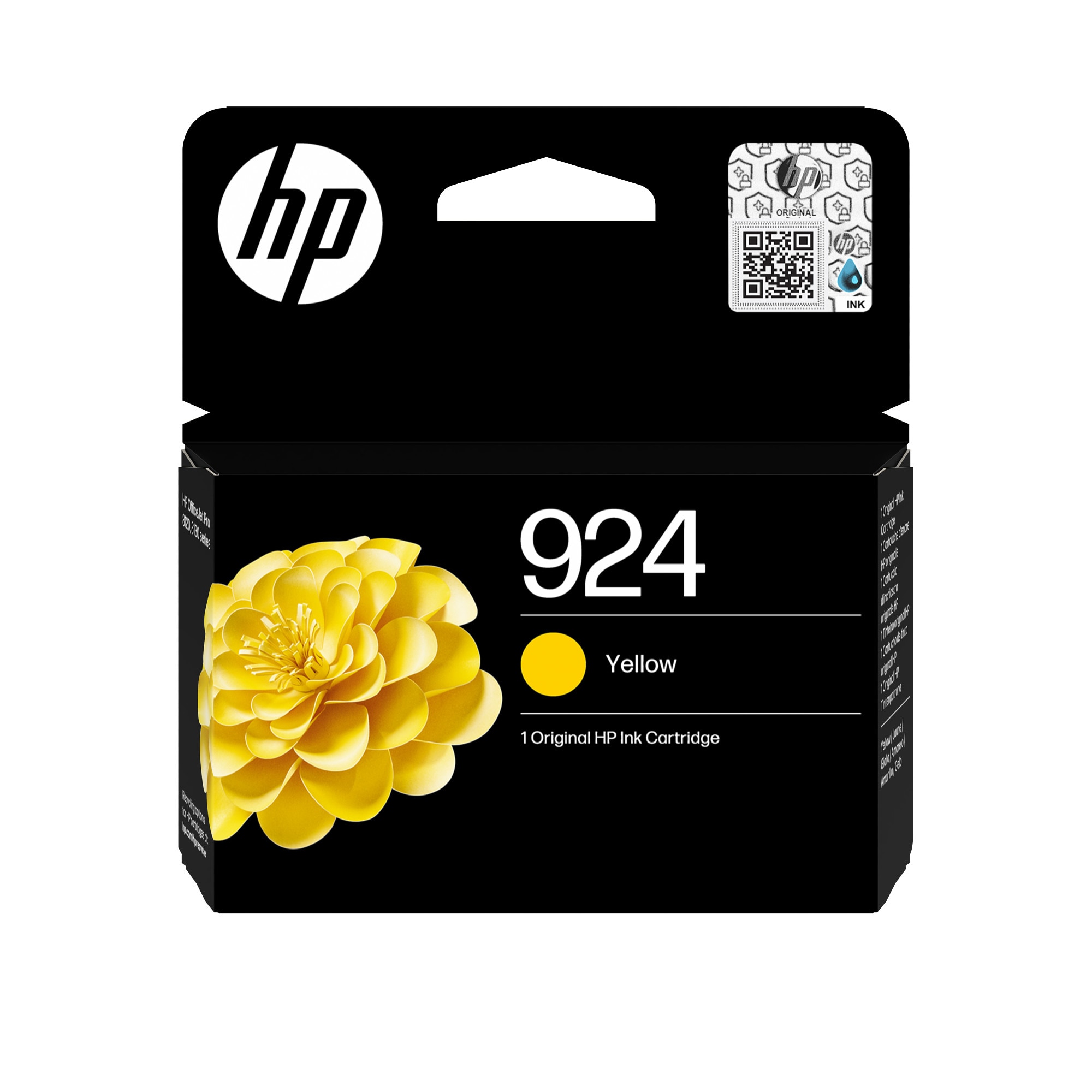 Tinteiro HP Original 4K0U5NE 924 Amarelo 1