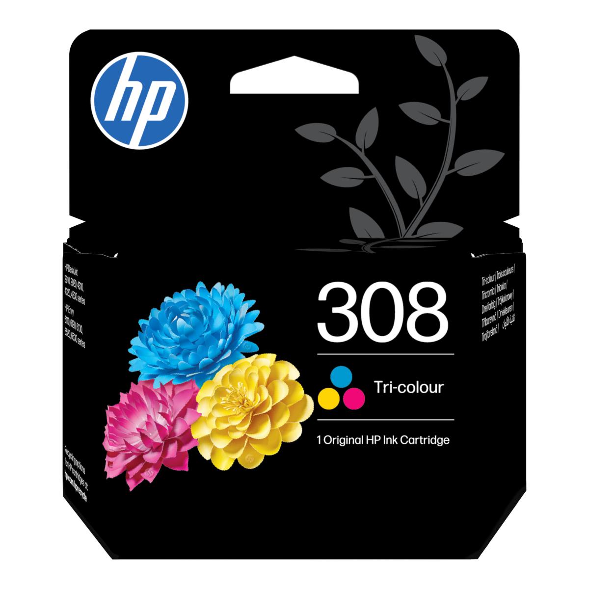 Imagem 0 de Tinteiro HP Instant Ink 7FP20UE 308 - Tricolor