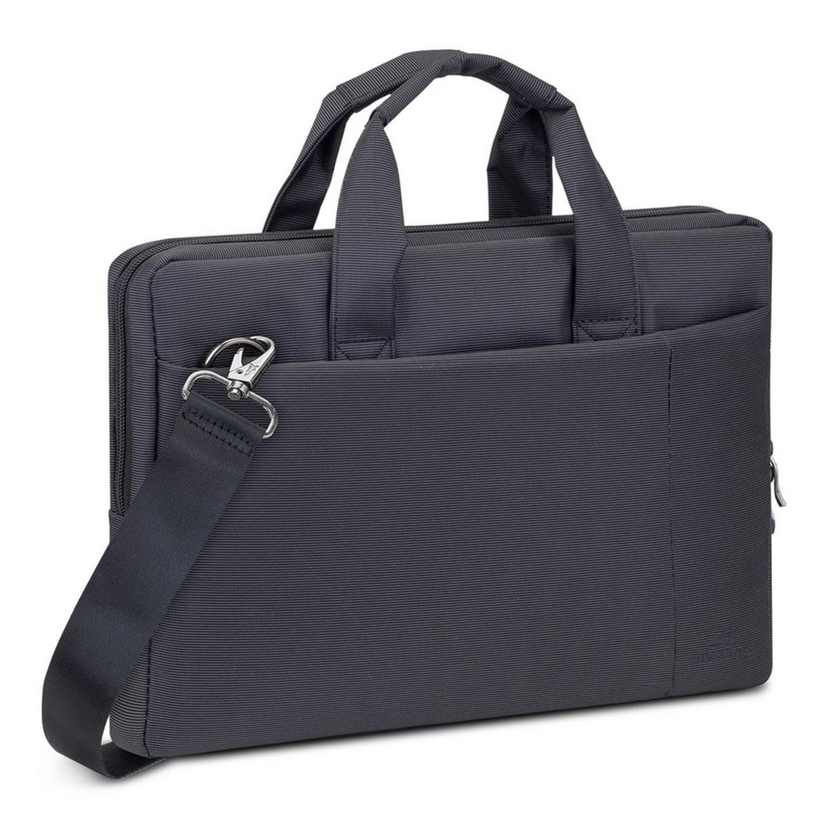 Mala Rivacase 8221 Central para Portátil 13,3" - Preto Preto-1