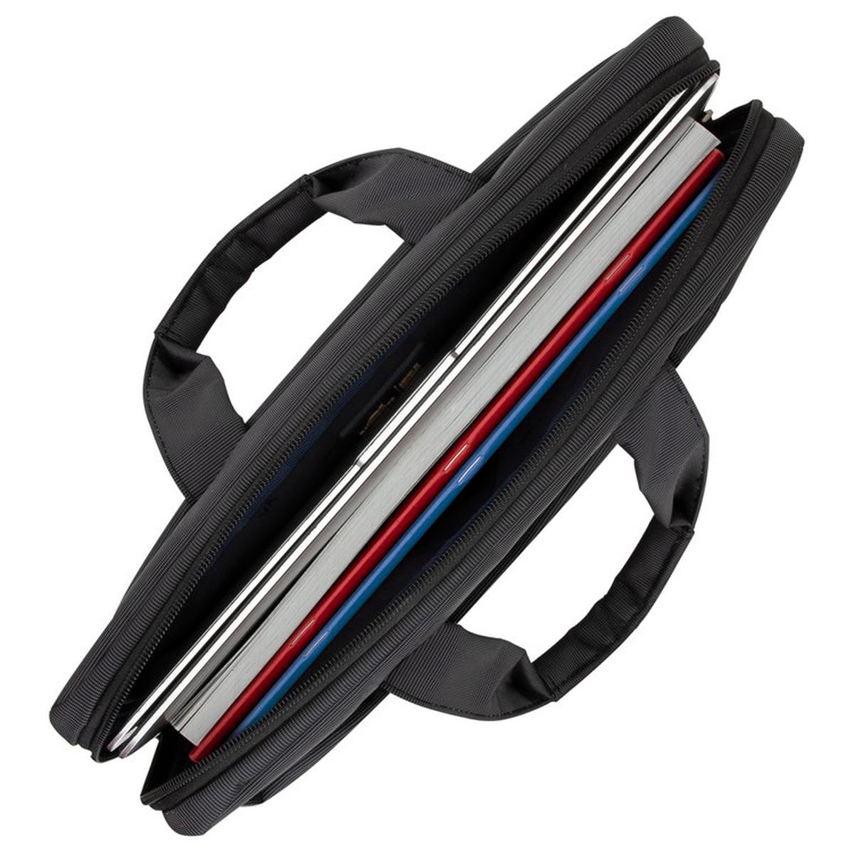 Mala Rivacase 8221 Central para Portátil 13,3" - Preto Preto-5