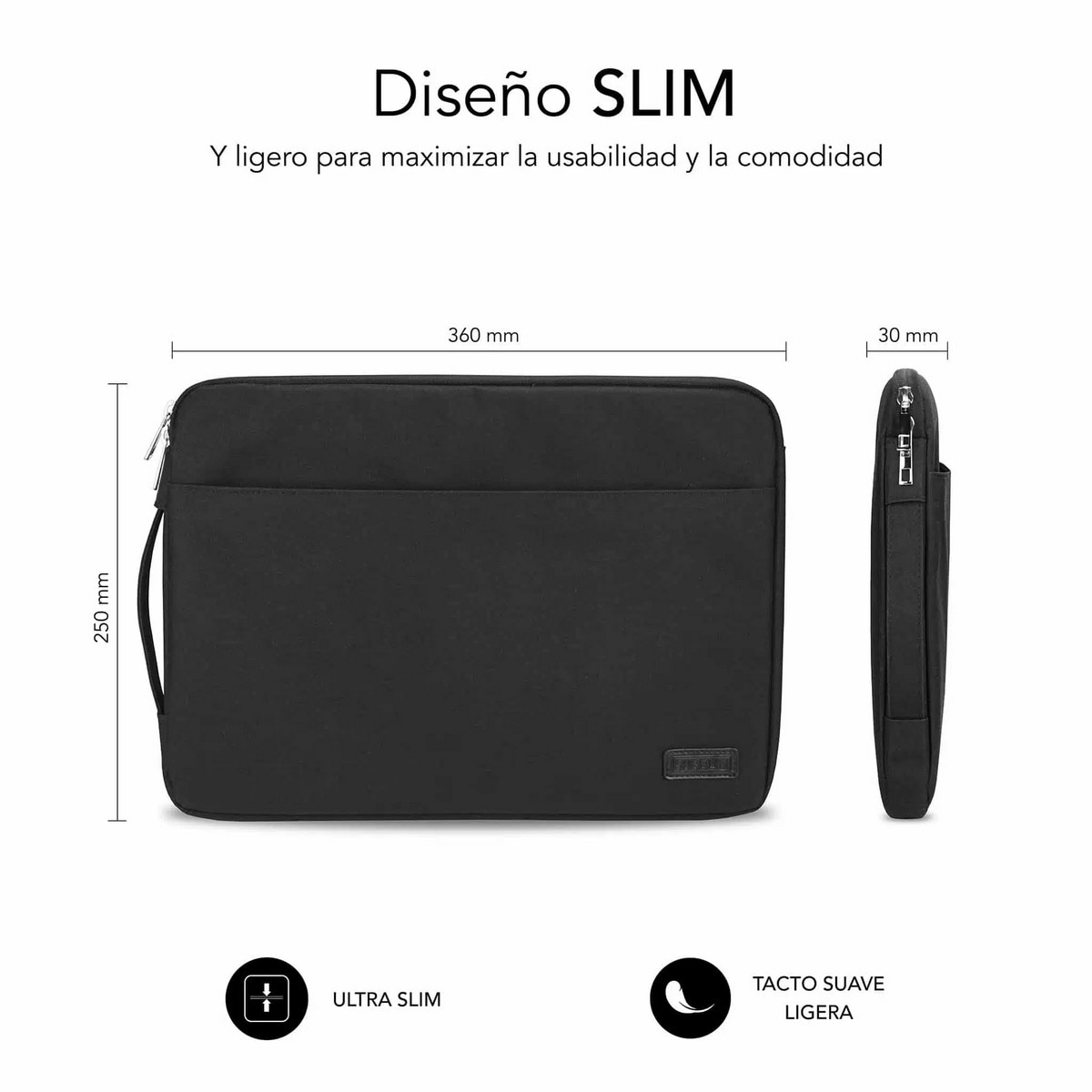 Capa para Portátil de 13,3"-14" - Preto 2