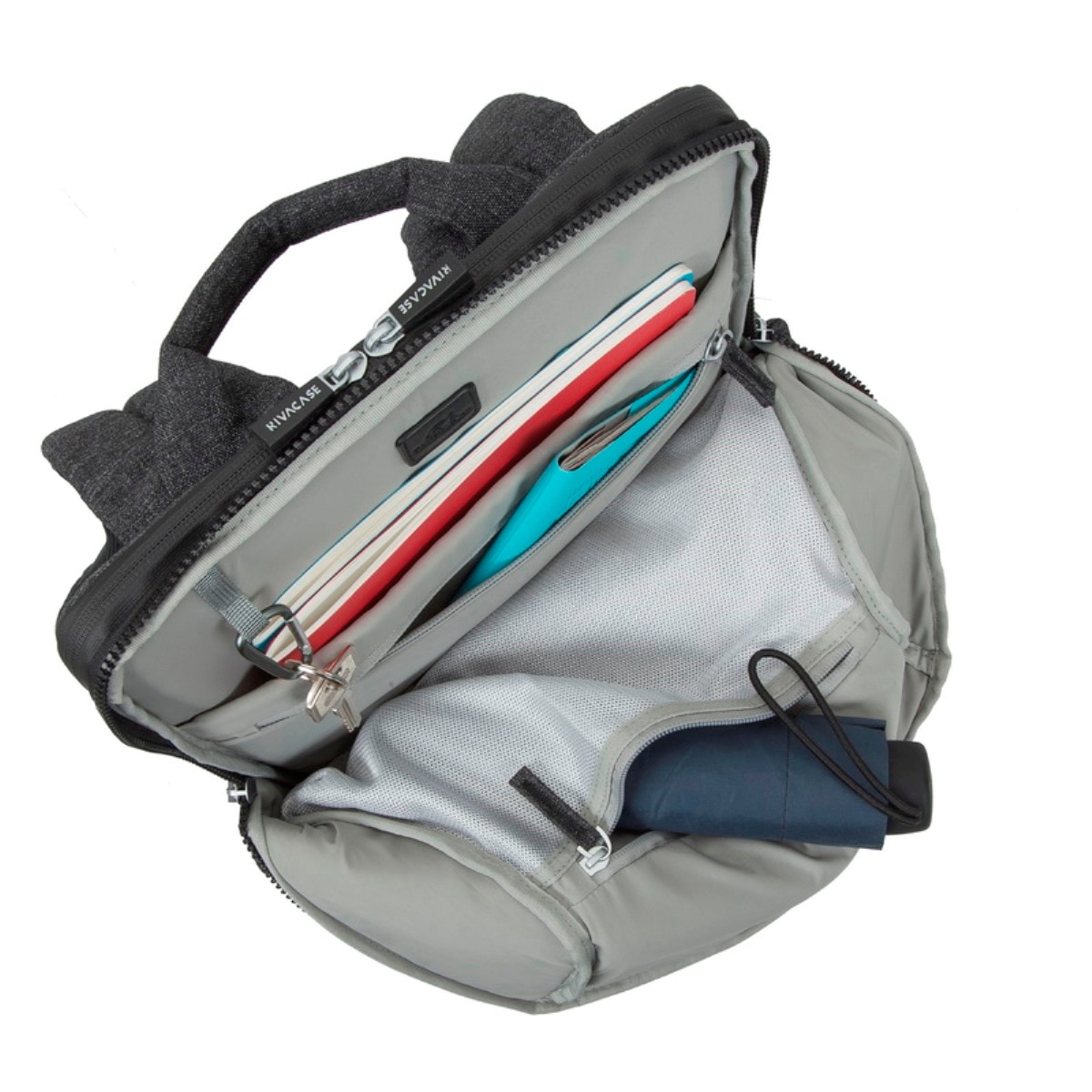 Mochila Rivacase Mélange 8861 15,6" - Preto 6