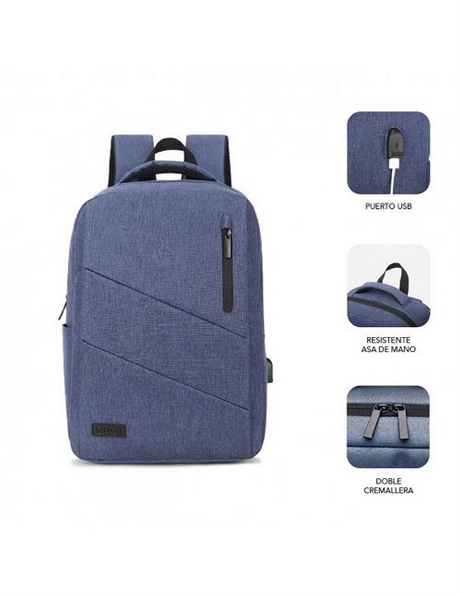 Mochila para Portátil 15,6" - Azul 2