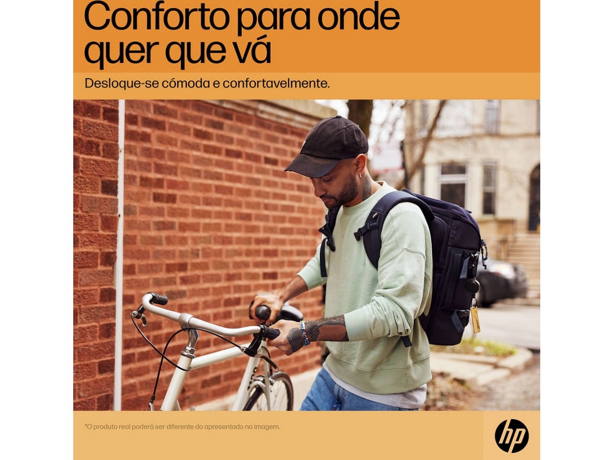 Mochila HP Travel 25L 15.6'' Backpack - Preto Azul-6