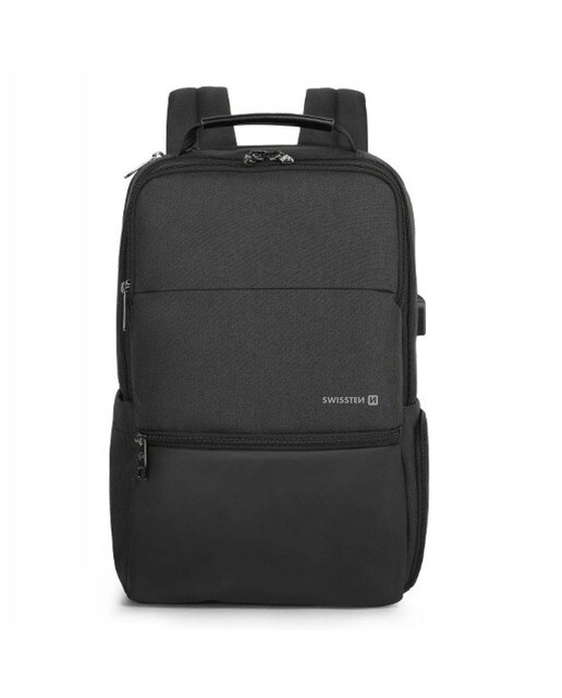 Mochila Swissten Laptop Backpack 15,6"- Preto 1