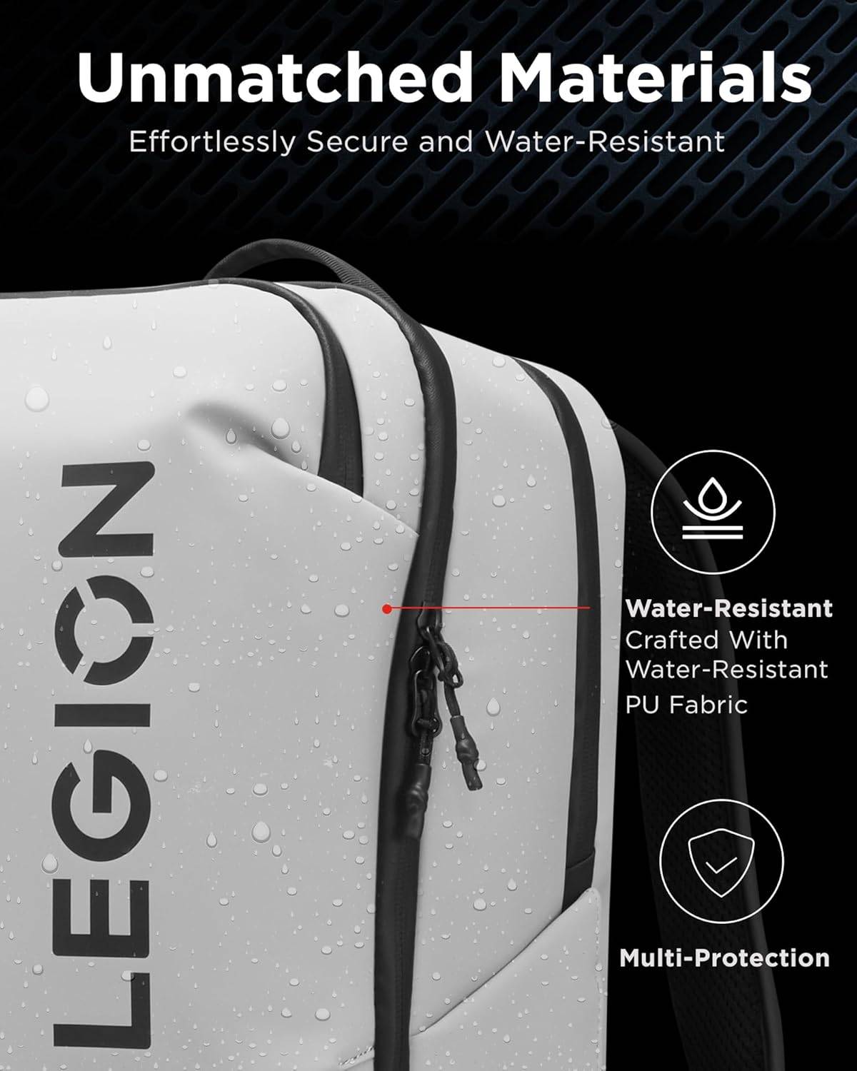 Mochila Gaming Lenovo Legion 17" Backpack GB800 - Cinzento Claro Cinzento-2