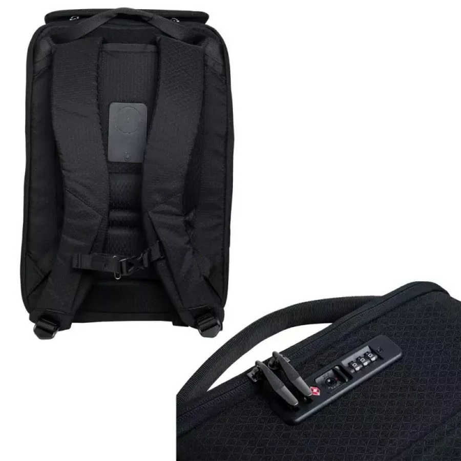 Mochila Scapade AirPack com Apple FindMy & TSA - Preto 4