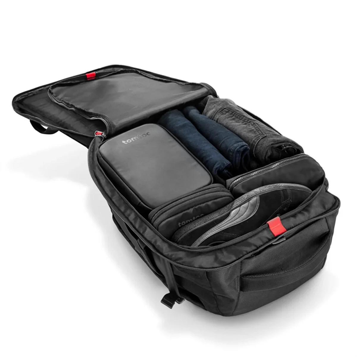Mochila Tomtoc Navigator T66M1D1 Portáteis até 17,3" 40 L - Preto Preto-3