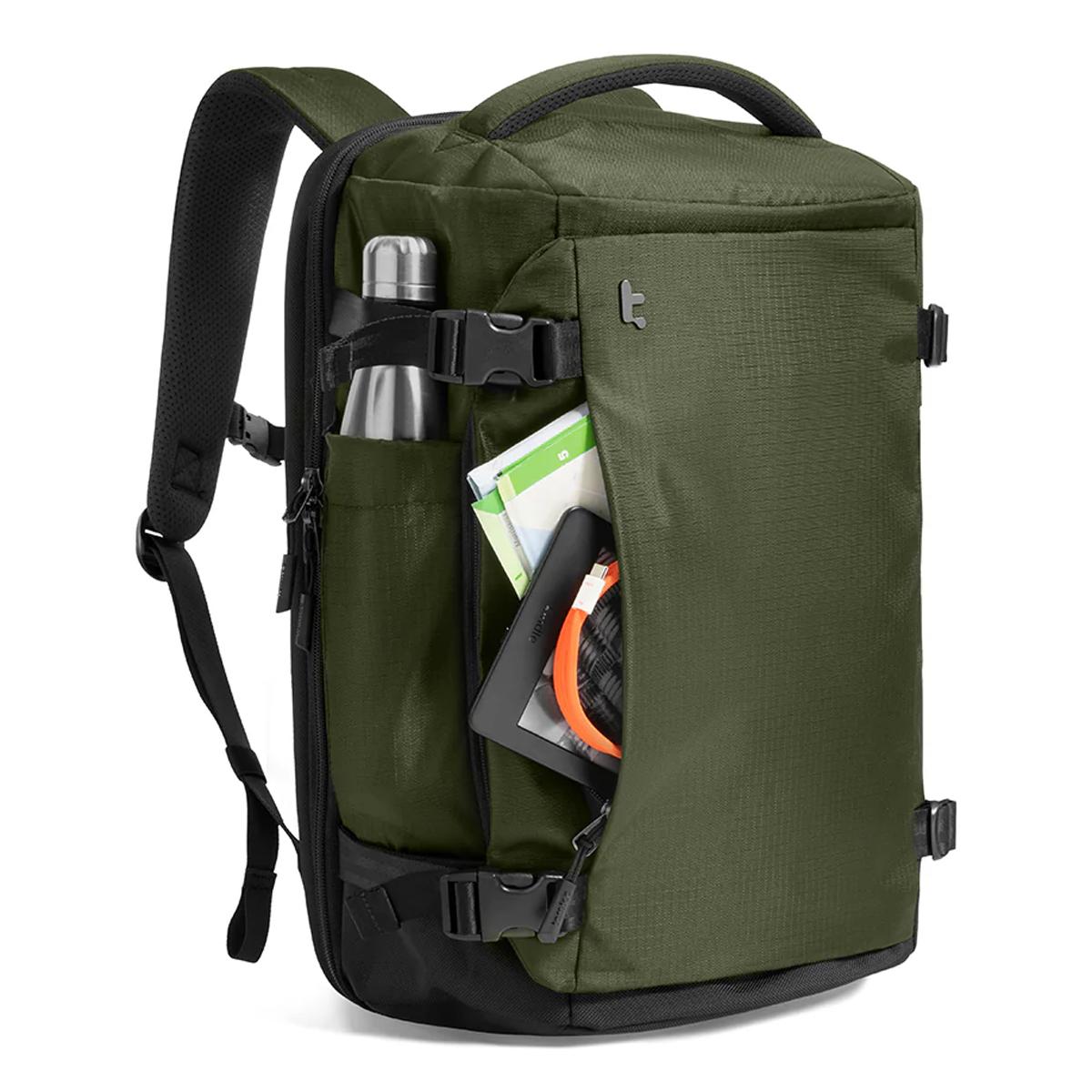 Mochila Tomtoc Navigator T66S1T1 para Portátil 17" 28 L - Verde Verde-2