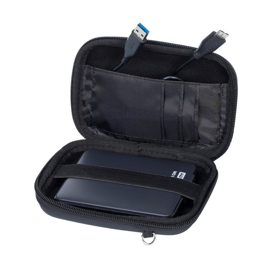 Capa Rivase para Disco Rígido Portátil ou GPS - Preto Preto-4