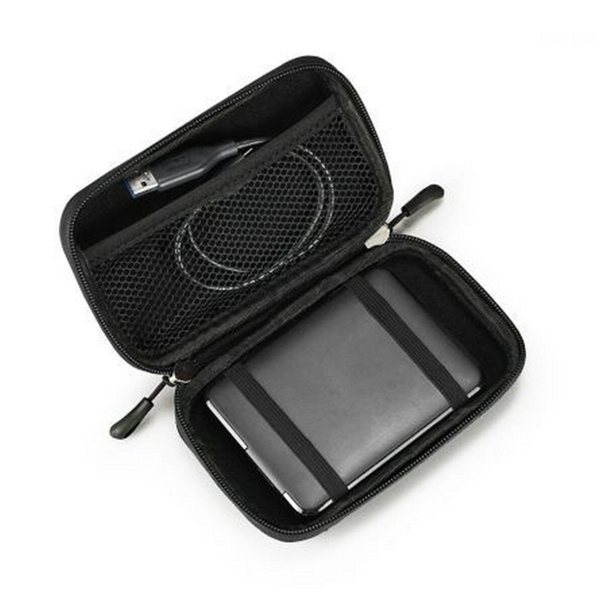 Estojo com Fecho para Disco Rígido Externo 2,5" - Preto 2