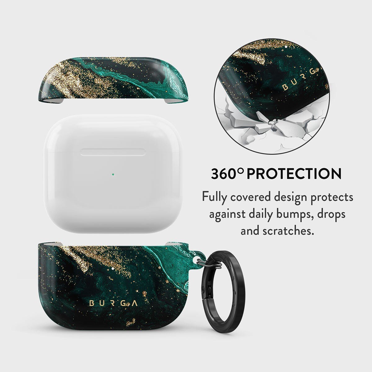 Capa Apple AirPods 3 - Emerald 2