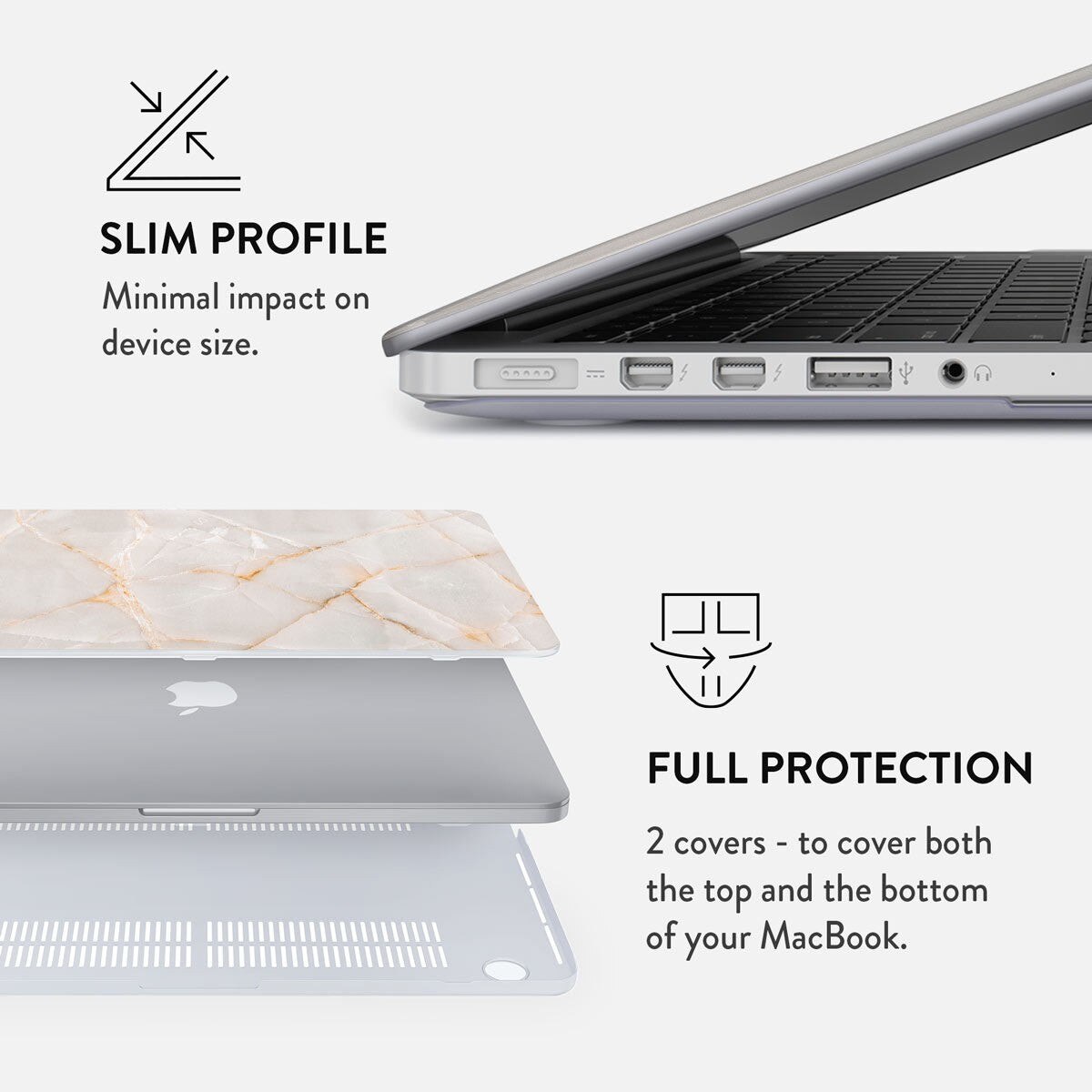 Capa Burga para MacBook Air 13" (V2022/2024) - Vanilla Sand 2