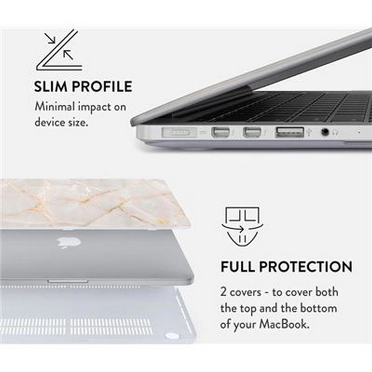 Capa Burga para MacBook Pro 13" - Vanilla Sand 2