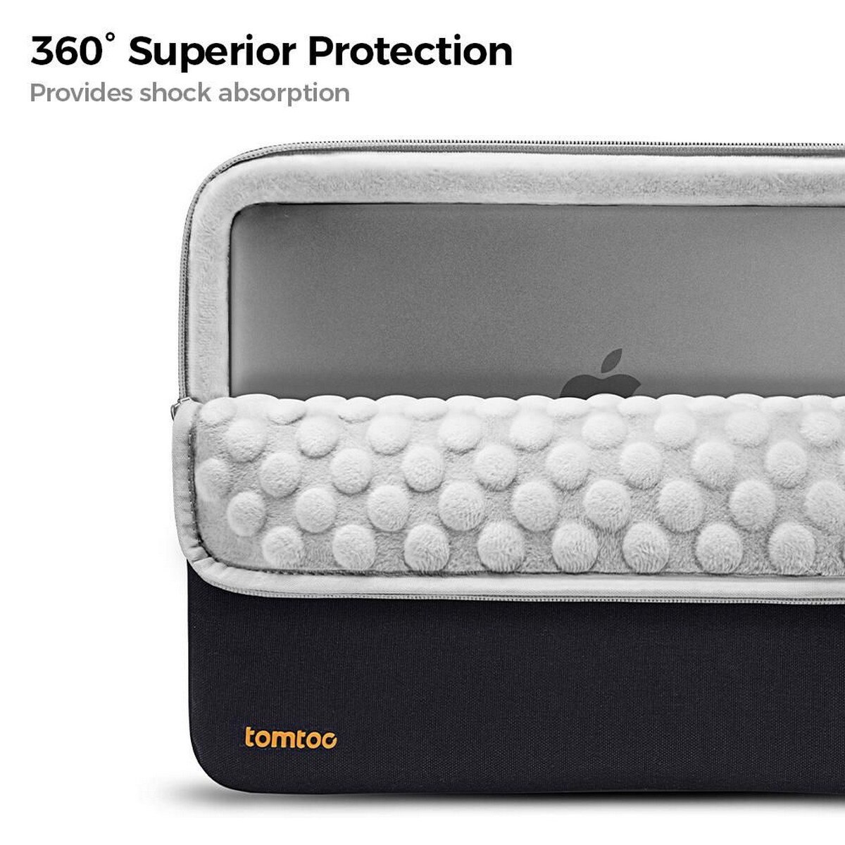 Bolsa Tomtoc Defender para MacBook Air / Pro 13" - Preto 2
