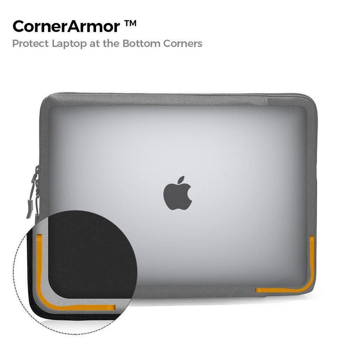 Bolsa Tomtoc Defender para MacBook Air / Pro 13" - Preto 3