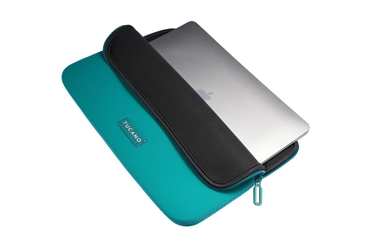 Bolsa Tucano Tecido Neoprene 4mm para Portateis 13/14"  - Verde Petróleo Petróleo-7