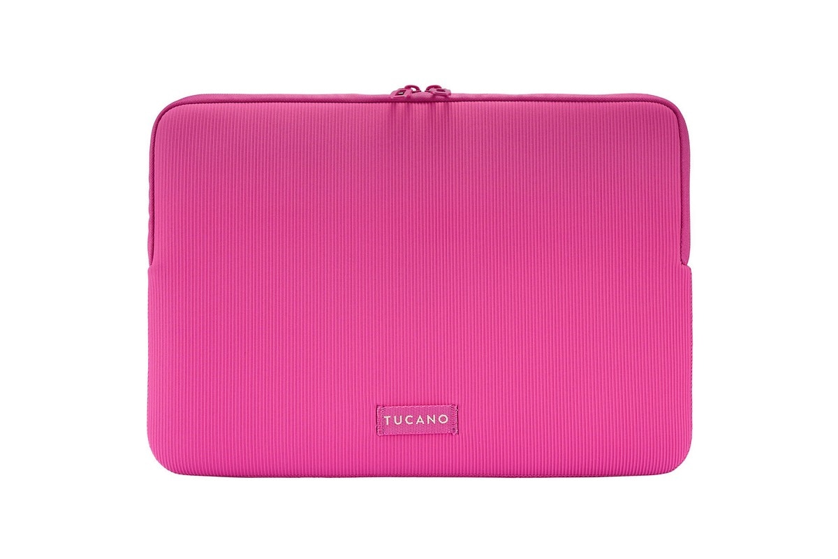 Bolsa Tucano Tecido Neoprene 4mm para MacBook Pro 16, MacBook Air 13 e Portateis 15,6" - Fúcsia Fúcsia-1