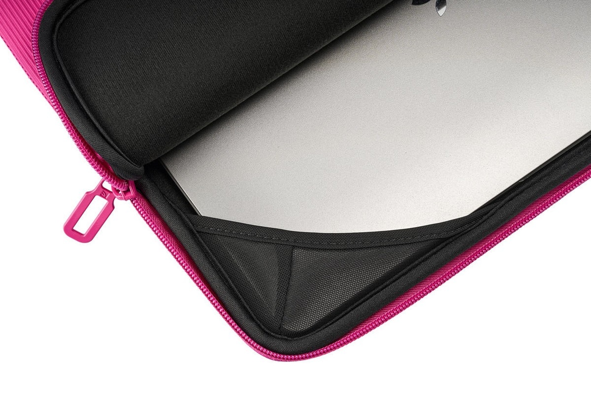 Bolsa Tucano Tecido Neoprene 4mm para MacBook Pro 16, MacBook Air 13 e Portateis 15,6" - Fúcsia Fúcsia-6