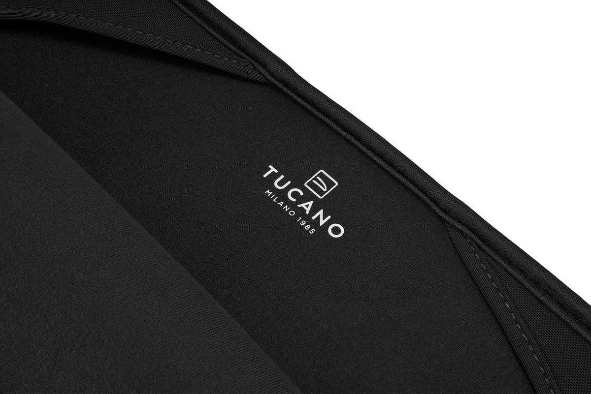 Bolsa Tucano Tecido Neoprene 4mm para Portateis 17/18" - Preto Preto-5