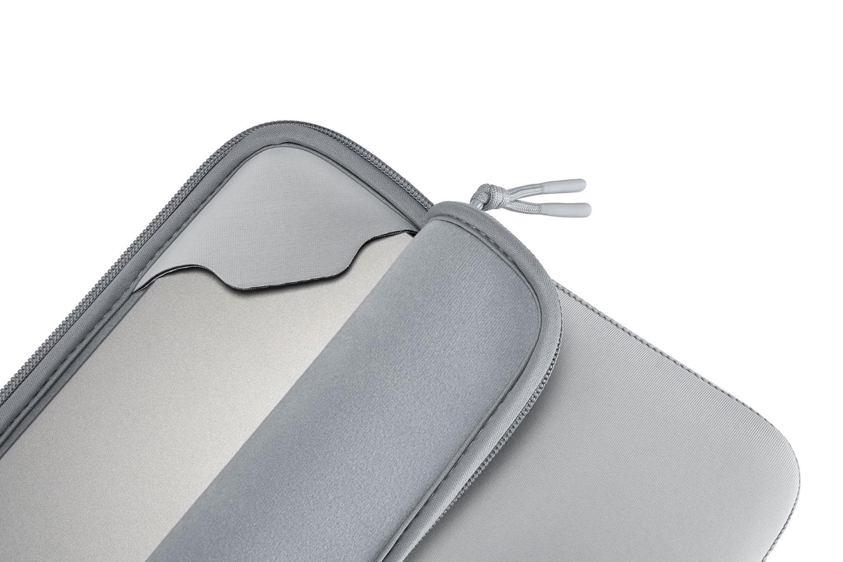 Capa Tucano Sleeve One para MacBook Neo Cinzento Prateado-6