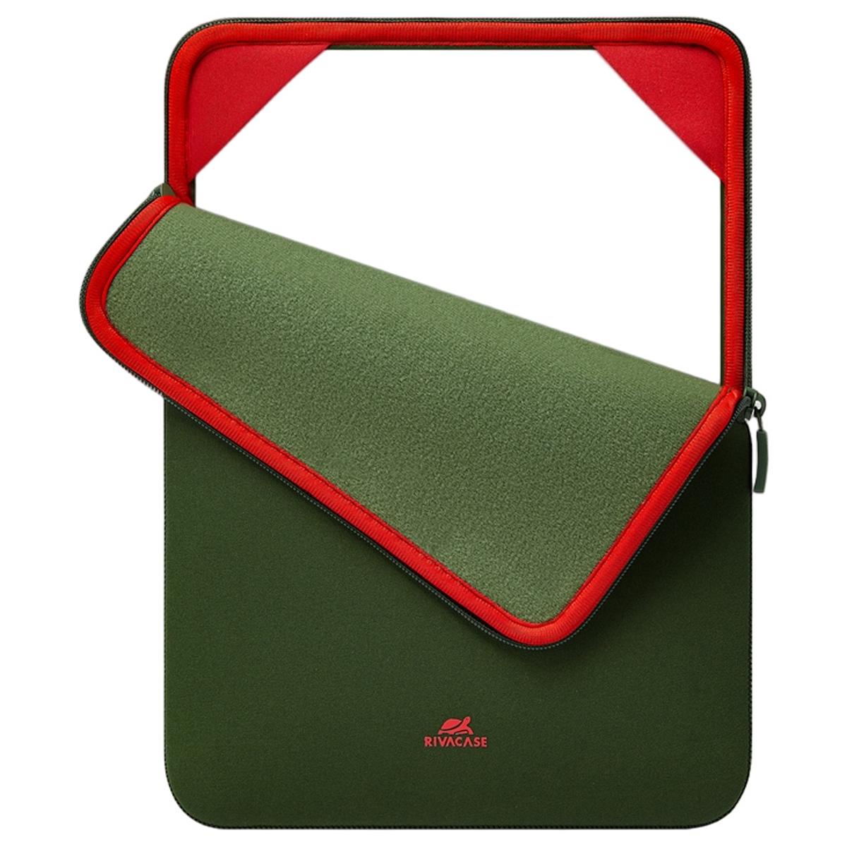 Capa Rivacase Vertical Antishock para MacBook 13" Caqui-5