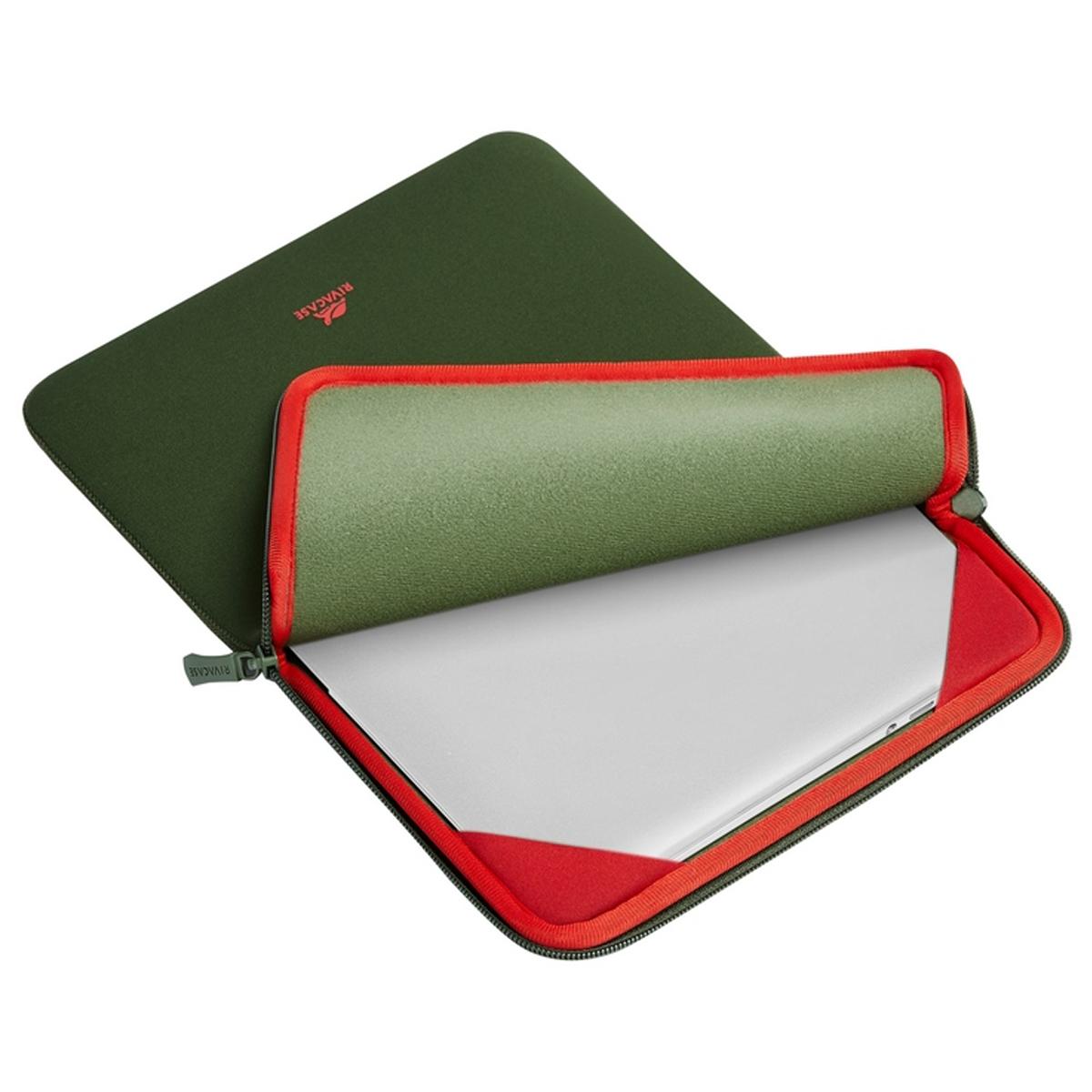 Capa Rivacase Vertical Antishock para MacBook 13" Caqui-6