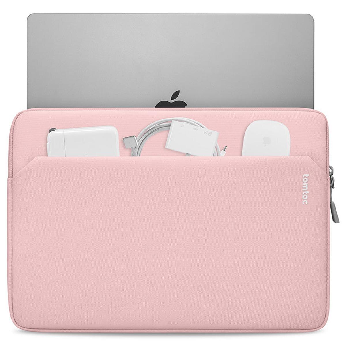 Capa Tomtoc Light-A18 para MacBook Pro 14" - Rosa Pink-2
