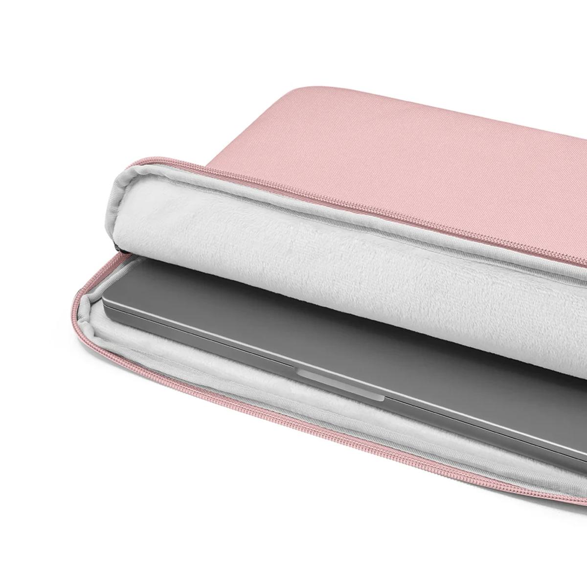 Capa Tomtoc Light-A18 para MacBook Pro 14" - Rosa Pink-3