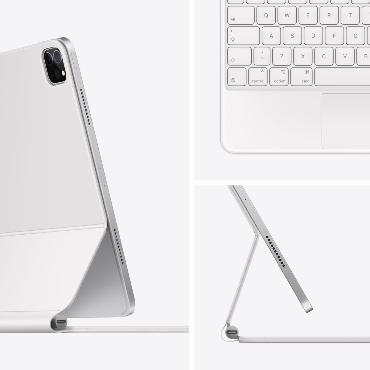 Teclado Apple Magic Keyboard para iPad Pro 12,9" (5.ª geração) - Branco - Português Branco-6