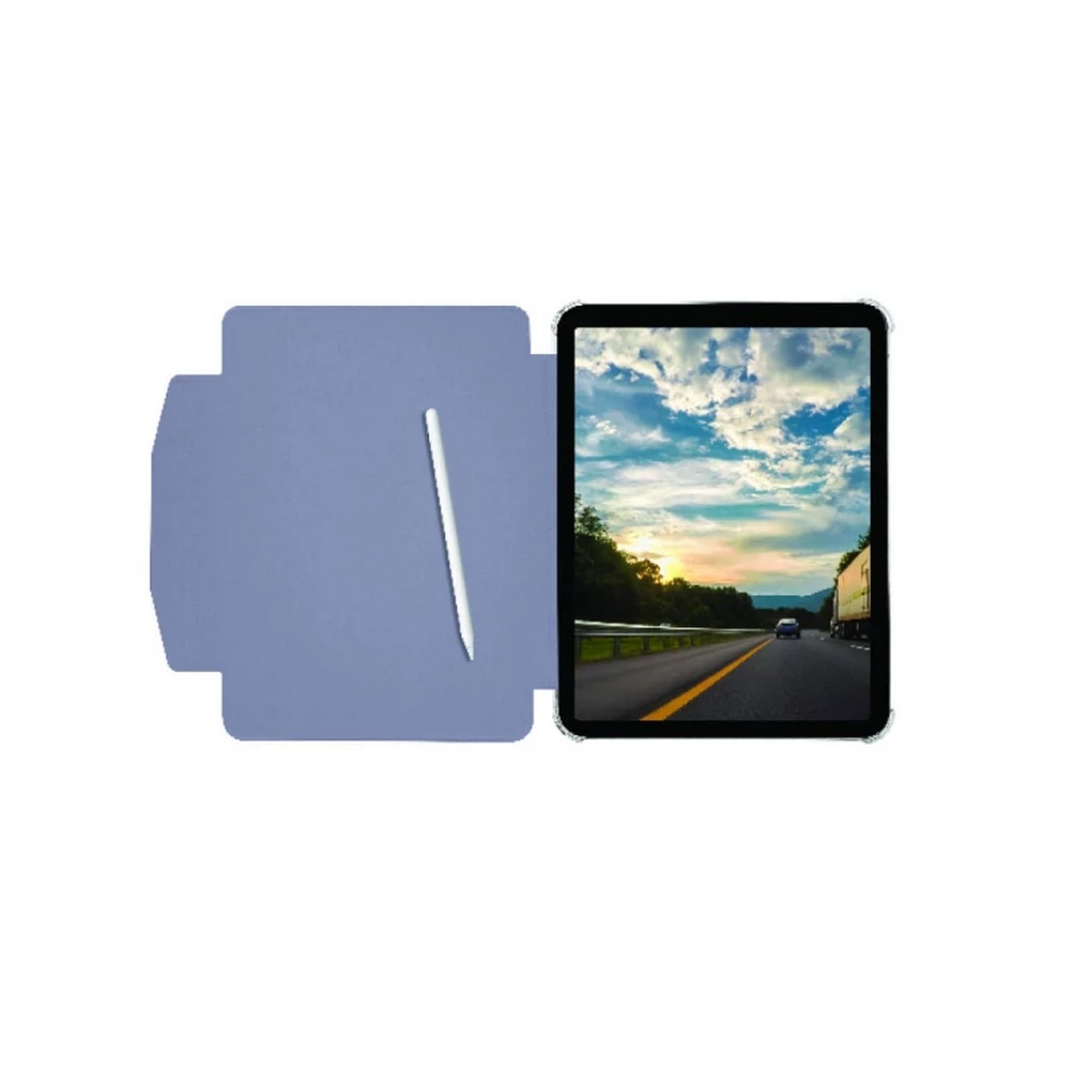 Capa Macally Bookstand para iPad Air 13 - Púrpura 9