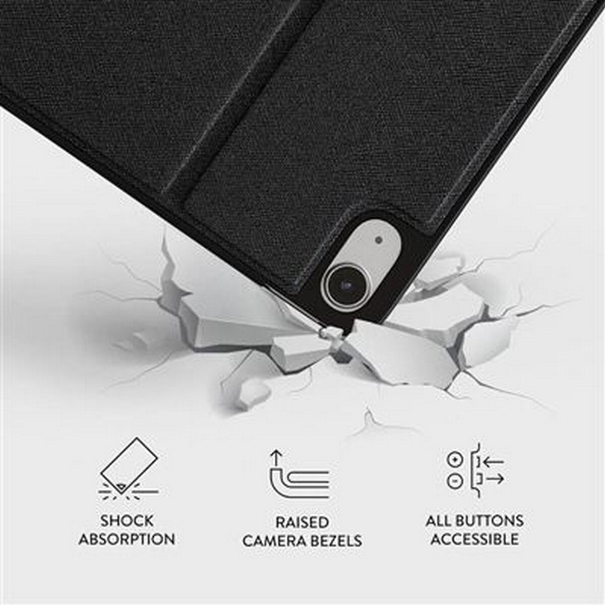 Capa Folio Burga para iPad Air 11 - Almond Latte 3