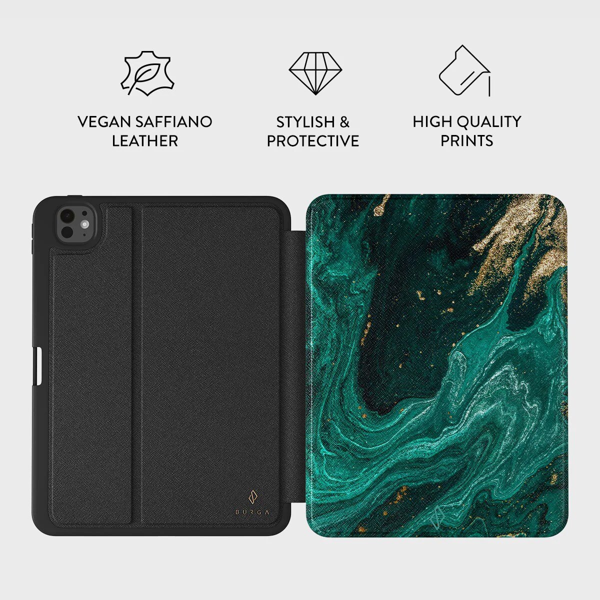 Capa Burga para iPad Pro 11 (5ª Geração) - Emerald Pool 2