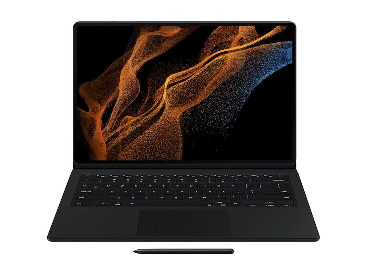 Capa Teclado para Samsung Tab S8 Ultra - Preto Preto-4