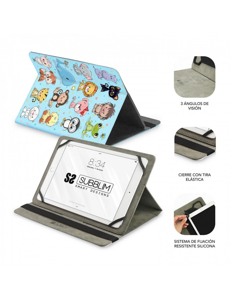 Capa para Tablet Universal Subblim Trendy Animals de 9,6" a 11" 3