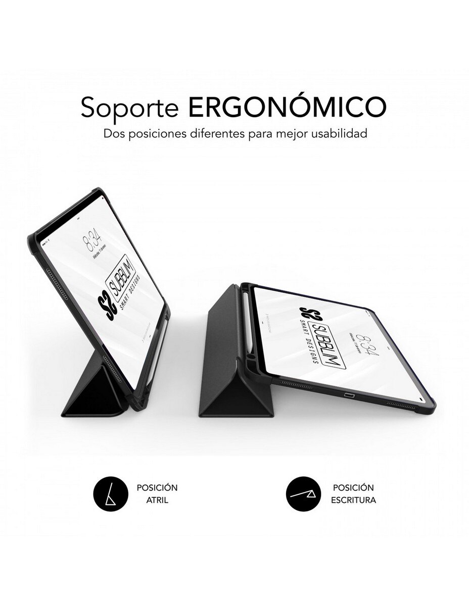 Capa Subblim Clear Shock Case para Tablet Samsung Galaxy Tab S9+ 12,4" - Preto 4