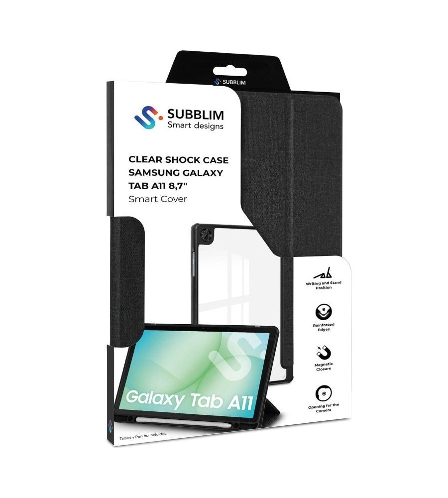 Capa Tablet Subblim Samsung Tab A11 8,7'' Shock Case - Preto 2