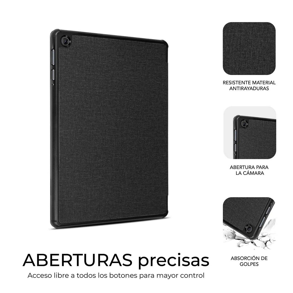 Capa Subblim Shock Case Lenovo Tab 10,1" Preto-2