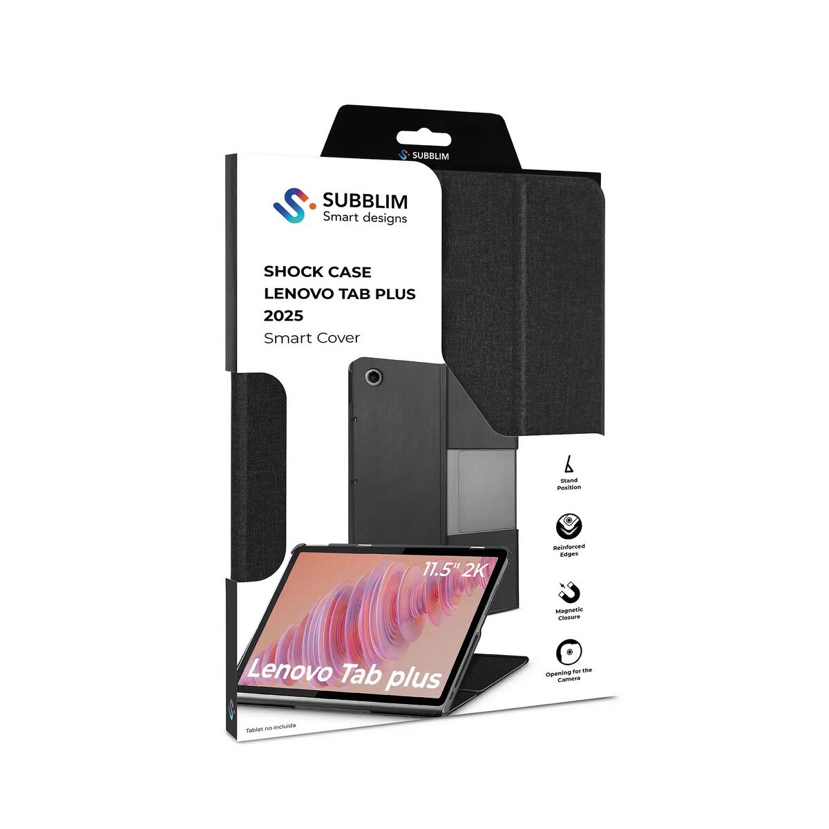 Capa Subblim Shock Case Lenovo Tab Plus 11,5" Preto-4