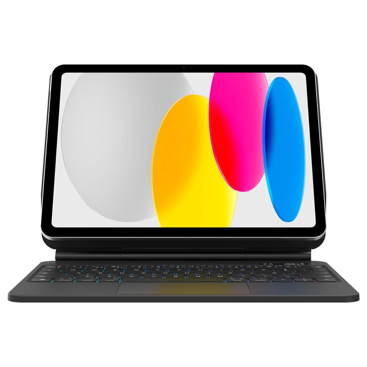Capa Teclado Just in Case MagAir Floating Magic QWERTY (Português) para iPad 2025 (11.ª Geração) / iPad 2022 (10.ª Geração), Fixação Magnética - Preto Preto-8