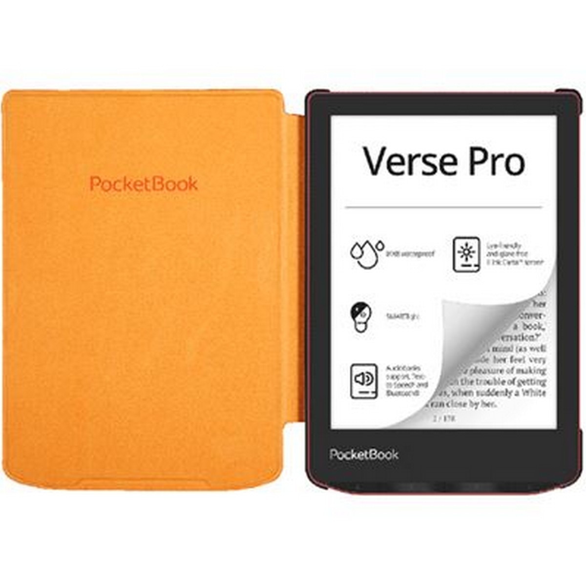 Capa PocketBook Shell para Verse / Verse Pro PocketBook - Laranja 3