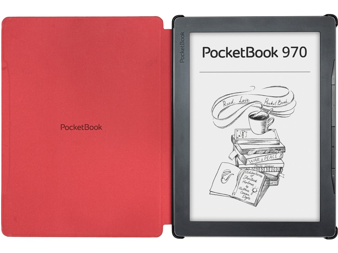Capa Pocketbook 970 para InkPad Lite - Vermelho Vermelho-2