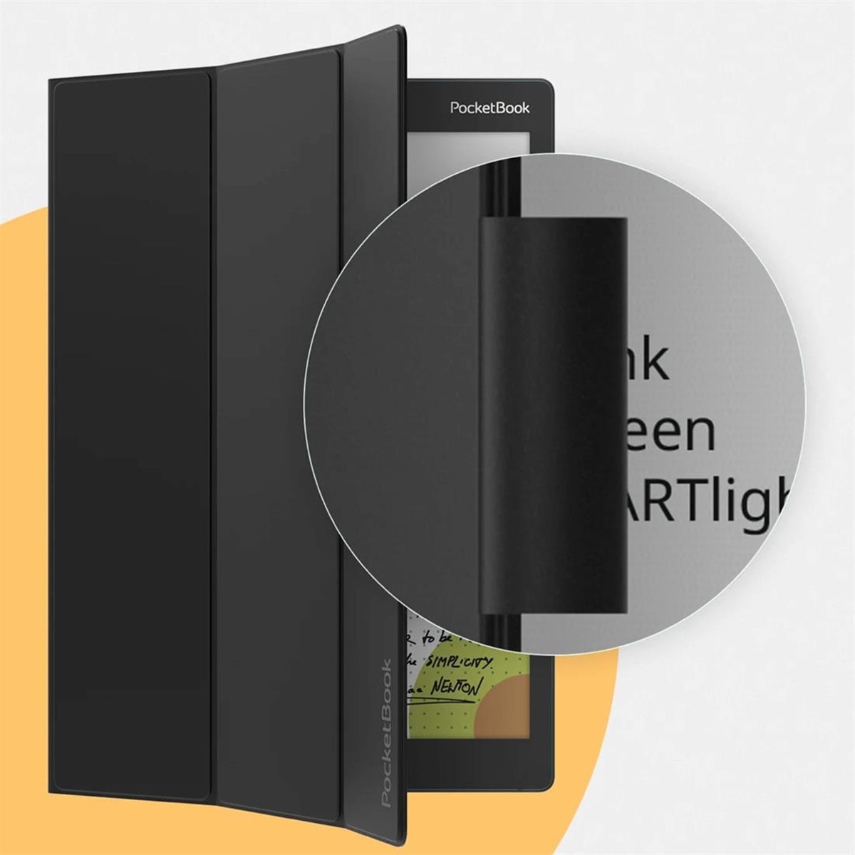 Capa PocketBook Flip Cover FL-1041-BK-WW 10.3" - Black Preto-3