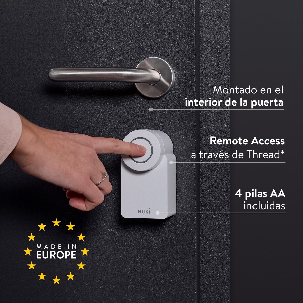 Fechadura Inteligente Nuki Smart Lock Go - Branco Branco-6