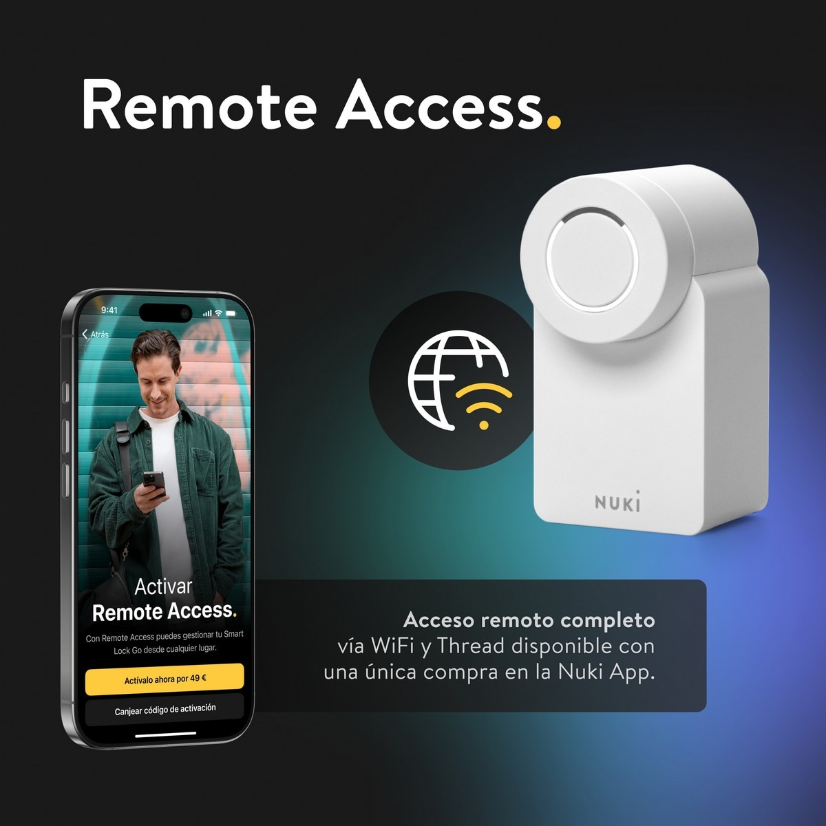 Fechadura Inteligente Nuki Smart Lock Go - Branco Branco-7