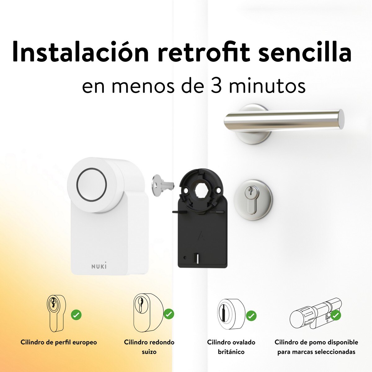 Fechadura Inteligente Nuki Smart Lock Go - Branco Branco-8