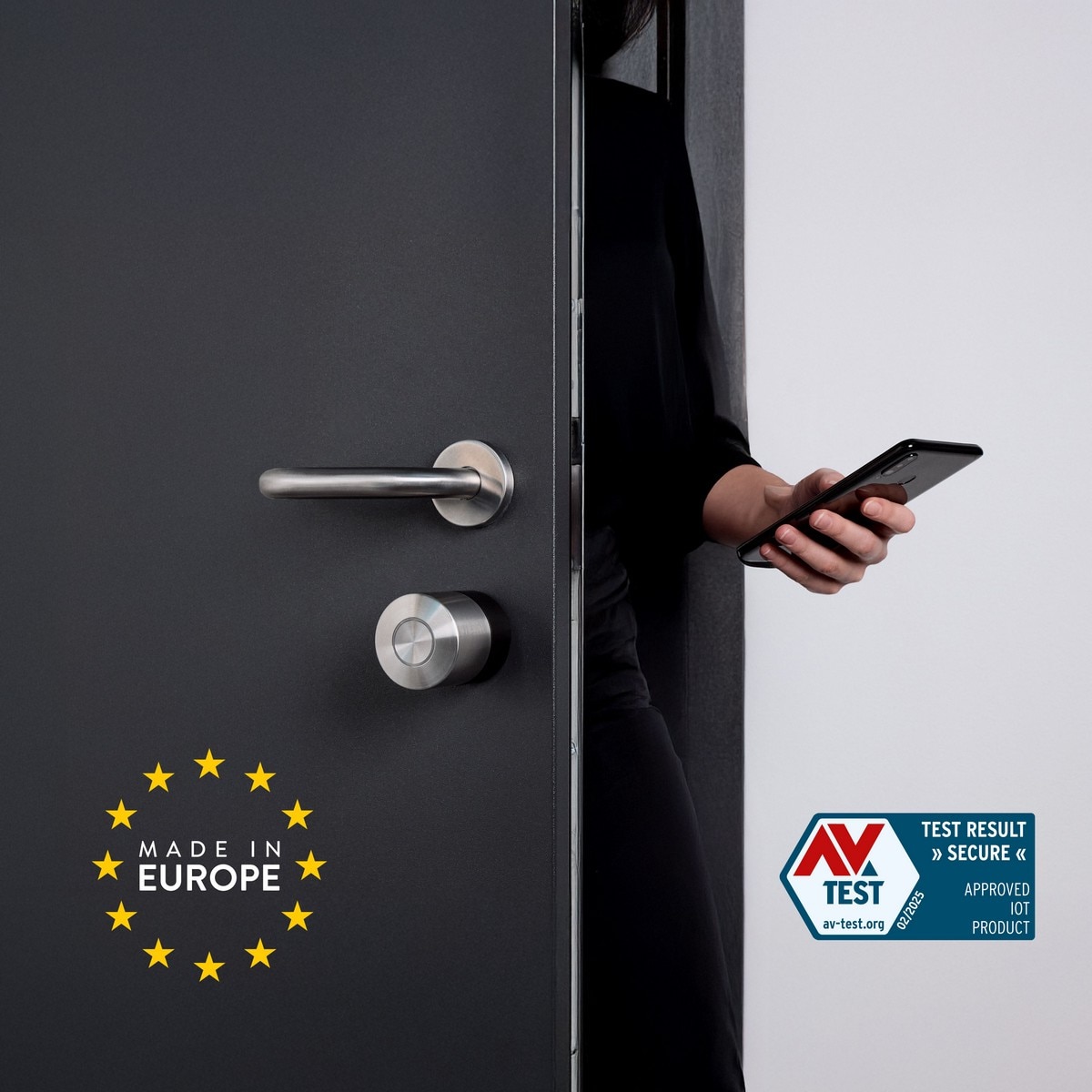 Fechadura Inteligente Nuki Smart Lock Pro - Branco e Aço Inoxidável Branco / Aço inoxidável-4